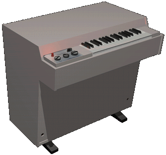 Mellotron M 400 rendered